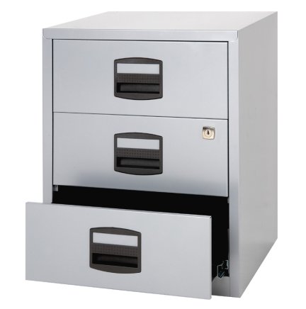 Aktenschrank BISLEY  PFAM3S, mobil - 1