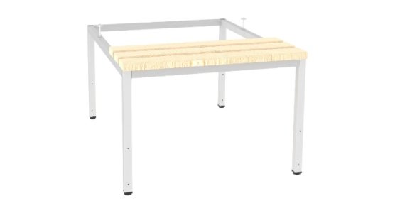 untergebaute Sitzbänke