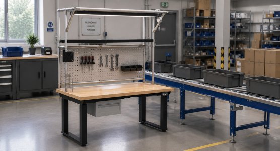 Elektrisch gesteuerte Tische