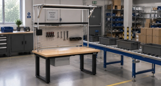 Elektrisch gesteuerte Tische