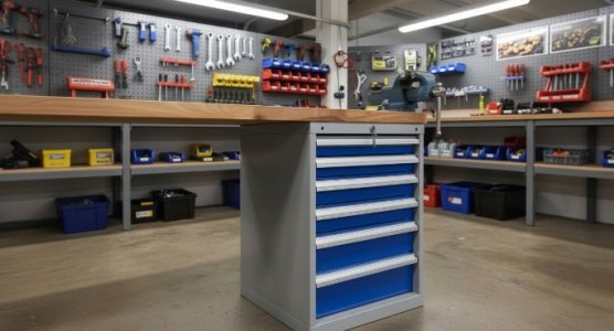 Werkstatt-Schubladenschränke für Werkbänke