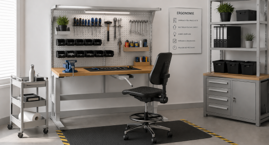 Ergonomische Arbeitsplätze