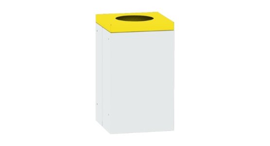 Abfalleimer aus Stahl
