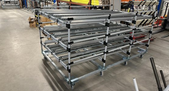 Führungsprofile für Rollenbahnen