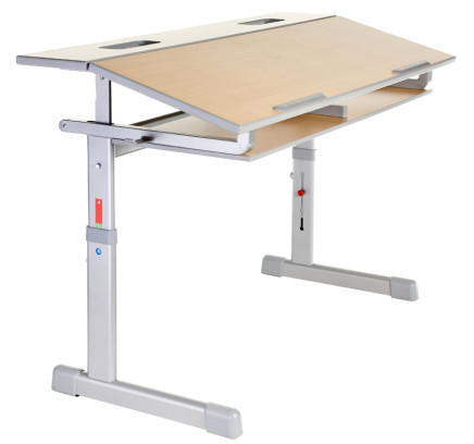 Schüler-Zweier-Tisch SRFD, höhenverstellbar (3 Modelle)