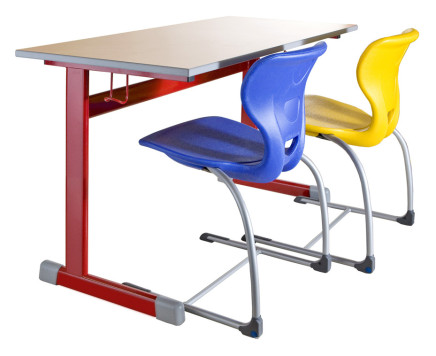 Schüler-Zweier-Tisch SUD (4 Modelle) - 7