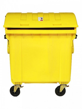 Müllgroßbehälter MGB 1100 Standard, aus Kunststoff - 7