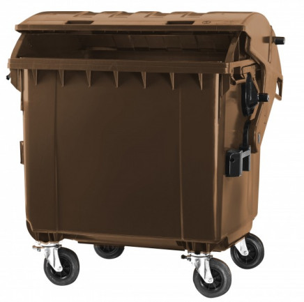 Müllgroßbehälter MGB 1100 Standard, aus Kunststoff - 4