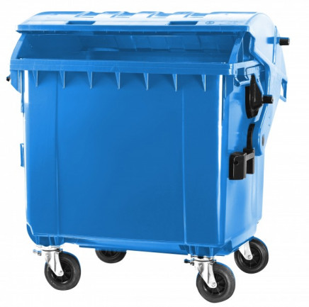 Müllgroßbehälter MGB 1100 Standard, aus Kunststoff - 5