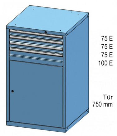 Schubladenschrank ZB 120-1 - 2