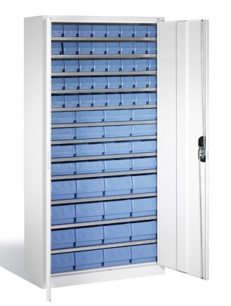 Magazinschrank CP 133144-28, mit Sichtlagerkästen
