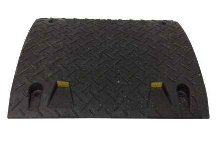 Fahrbahnschwellen 10 km/h, Mittelteil, Farbe schwarz - 2