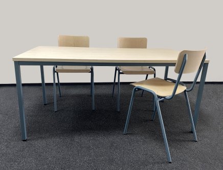 Essgarnitur CE, 4x Stuhl, 1x Tisch (1800 x 800 mm) - 2