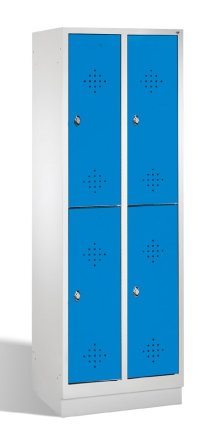 Garderobenschrank CP 8320-20, doppelstöckig, mit Sockel - 3