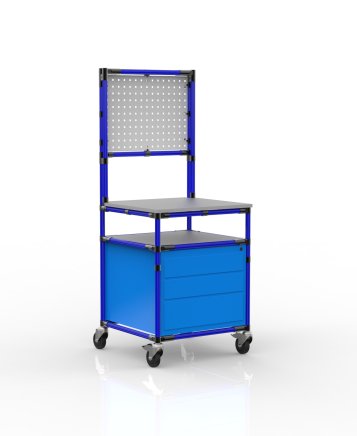 Werkstattwagen für Werkzeuge aus Rohrsystem 24102303