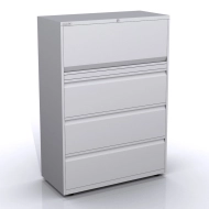 Kombischrank mit Flipptüren und Schubladen SYC10/43/1/3