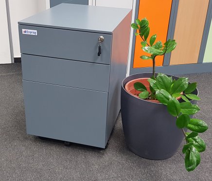 Büro-Rollcontainer HDT-03C, 3 Schubläden - 1