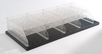 Fachboden BSS mit Steckschlitzen für Kunststoffteiler