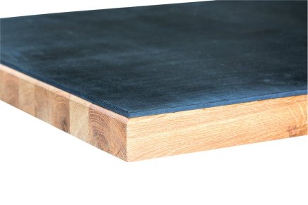 Arbeitsplatte, Buchen-Leimholz mit Gummi 2000 x 750 mm