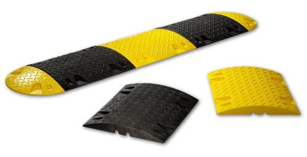 Fahrbahnschwellen 30 km/h, Mittelteil, Farbe gelb - 5