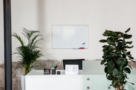 Keramik-Whiteboard, Aluminiumrahmen 90 x 120 cm - 2