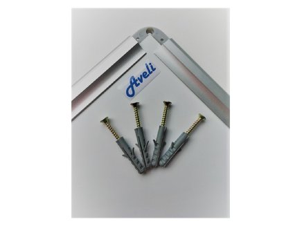 Keramik-Whiteboard, Aluminiumrahmen 90 x 120 cm - 5