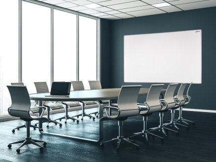 Keramik-Whiteboard, Aluminiumrahmen, 240 x 120 cm - 4