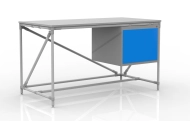 Werkbank mit Container Breite 1500 mm, 240405311