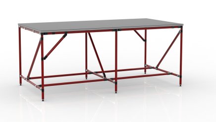 Werkbank aus Rohrsystem 22042004 - 2
