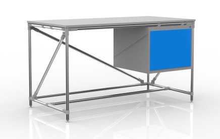 Werkbank mit Container Breite 1500 mm, 240405311 - 4