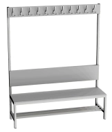 Garderobenbank  LAV 15V - Breite 1500 mm