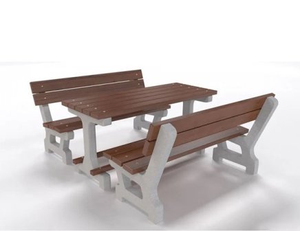 Gartenmöbelset Golem, aus Beton - 4