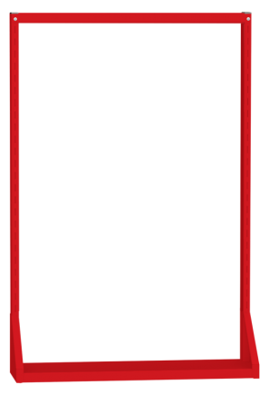 Gestell für Lochplatten-Stellwand PSZ 12A - 7