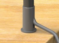 Befestigung auf der Platte EKU6