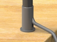 Befestigung auf der Platte EKU6