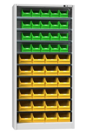 Werkstattschrank mt Sichtlagerkästen UK1-B2