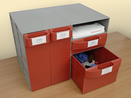 Schublade 2603 A4, tief - 2