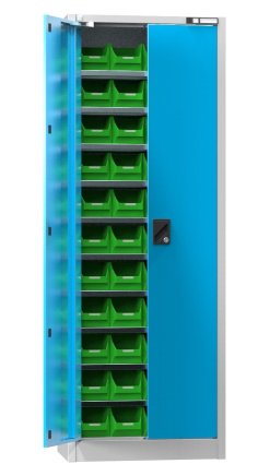 Werkstattschrank mt Sichtlagerkästen UK2-B11