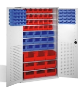 Magazinschrank CP 130276-65, mit Sichtlagerkästen (2 Modelle)