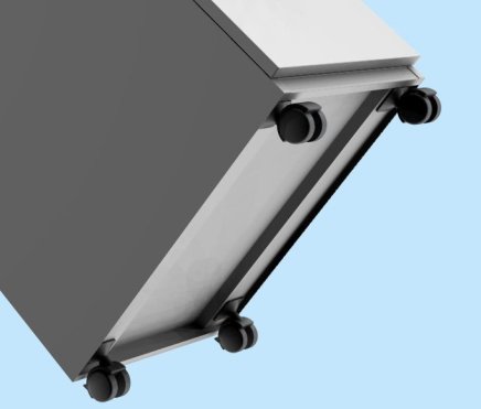 Rollenuntersatz KSZ 3PV - 2