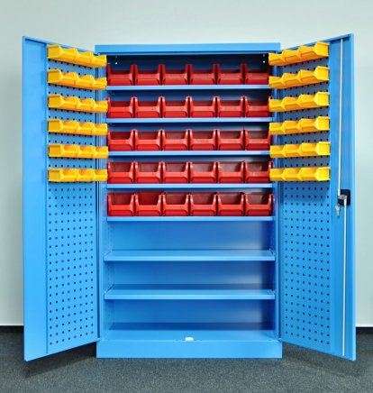 Werkstattschrank Kovos mit Sichtlagerkästen  SPZ_11_0003_VAR_4