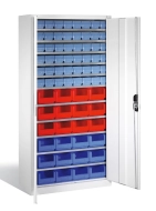 Magazinschrank CP 133144-29, mit Sichtlagerkästen (2 Modelle)
