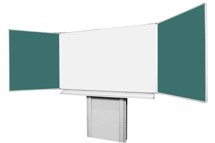 Triptych ZZBZZ mit Schiebegestell + Beamerhalterung für ultrakurze Distanz - 2