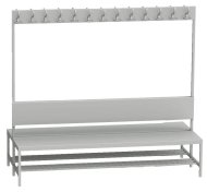 Garderobenbank LAV 20V2 - Breite 2000 mm