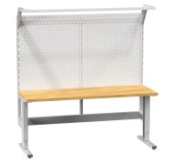 In Schritten einstellbarer Tisch mit Aufbau (2 Modelle)