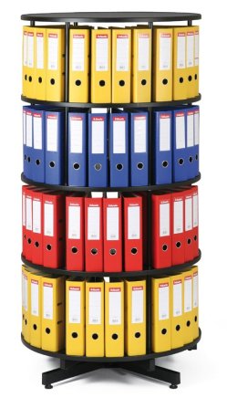 Rotierender Büroschrank - 4 Etagen - 2