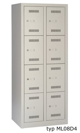 Schließfachschrank Bisley ML08D4