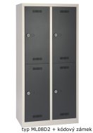 Garderobenschrank Bisley ML08D2