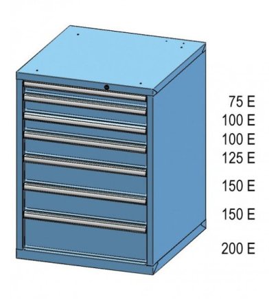 Schubladenschrank ZB 99-6 - 2