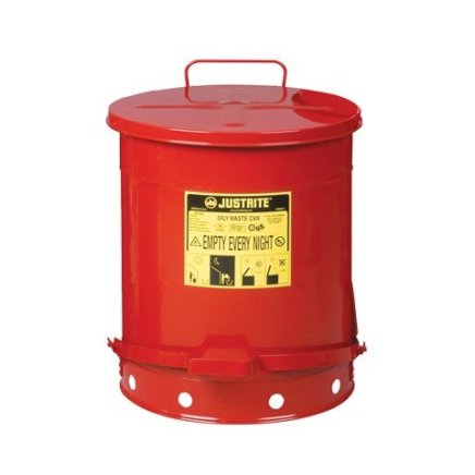 Abfallbehälter für Gefahrstoffe, 52 Liter Volumen